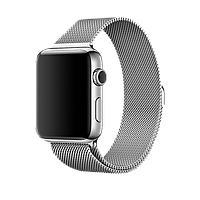 Миланская петля для Apple Watch 42mm / 44mm / 45mm / 49mm (Серебро)