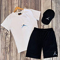 Мужской спортивный комплект Jordan Мужские костюмы шорты и футболка