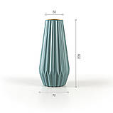 ВАЗА ДЛЯ КВІТІВ ДЕКОРАТИВНА 22 СМ, фото 7