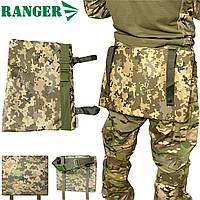 Тактическая сидушка пенопопа сидушка армейская с креплением на пояс сидушка полевая поджопник Ranger пиксель