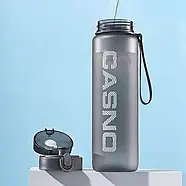 Пляшка для води CASNO 1050 мл KXN-1184 Сіра, фото 4