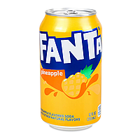 Газированный напиток Фанта со вкусом ананаса Fanta Pineapple 355 мл