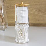 ОРГАНАЙЗЕР ПОДВІЙНИЙ ДЛЯ ВАТНИХ ДИСКІВ ТА ПАЛИЧОК, фото 2