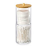 ОРГАНАЙЗЕР ПОДВІЙНИЙ ДЛЯ ВАТНИХ ДИСКІВ ТА ПАЛИЧОК, фото 5