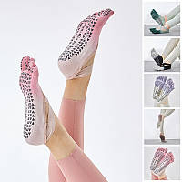 Шкарпетки Для Йоги Non-Slip Socks Градієнт із Закритими Розділеними Пальцями, 7 Кольорів