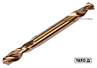 Свердло по металу 2-стороннє, шліфоване YATO : HSS 6542, Ø= 5.5 мм, l= 66/16 мм(DW)