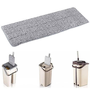 Запаска для швабри з мікрофібри 32*11*0,5 см, 1 шт / Змінна насадка для швабри