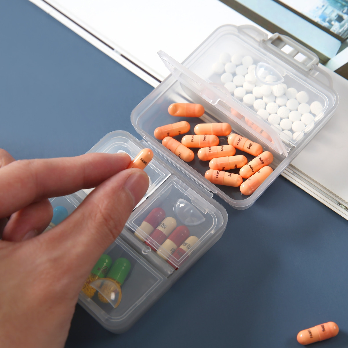 ОРГАНАЙЗЕР ДЛЯ ТАБЛЕТОК НА 6 ВІДДІЛЕНЬ, фото 1