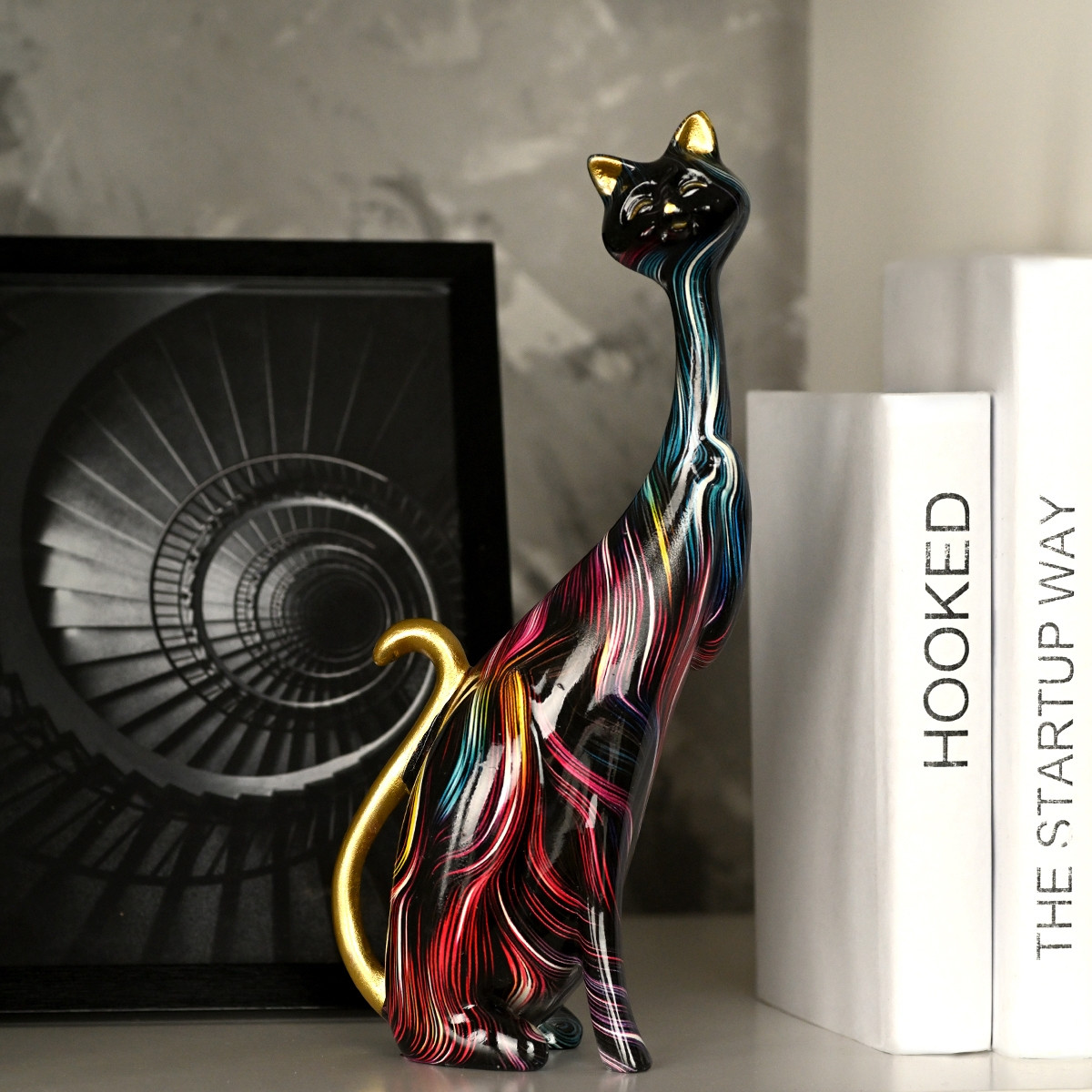 СТАТУЕТКА ДЕКОРАТИВНА КІШКА, фото 1