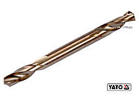 Свердло по металу 2-стороннє, шліфоване YATO : HSS 6542, Ø= 5 мм, l= 62/16 мм [100]