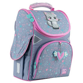 Каркасний рюкзак-короб з ортопедичною спинкою для дівчинки, GoPack Education Too Cute