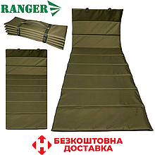 Каремат тактичний гармошка складаний каремат армійський з ручкою для перенесення каремат польовий Ranger олива