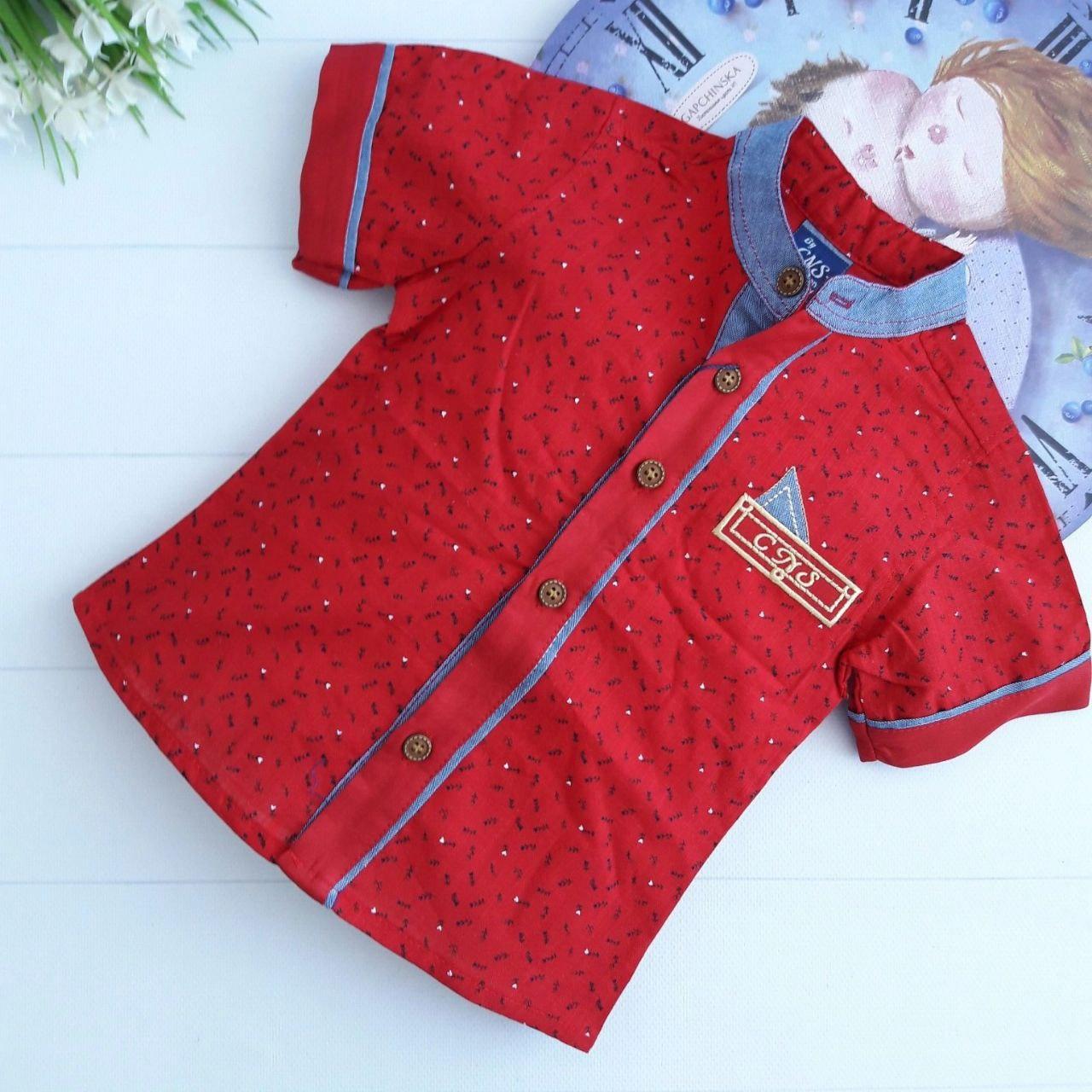 Сорочка на хлопчика 1 рік 80-86 см 002978