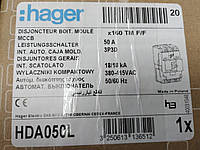 Авт. выключатель HDA 50A 3p (18kA) Hager HDA050L