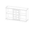 Комод 1800 2Д/4Ш "Орегон", фото 2