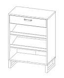 Комод 2Д/1Ш "Барі", фото 2