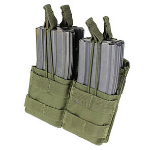 Підсумок подвійний для AR магазинів карабіну молле Condor Double Stacker M4 Mag Pouch MA43 Олива (Olive)