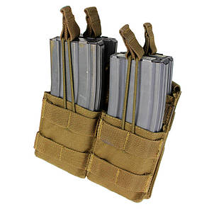Підсумок подвійний для AR магазинів карабіну молле Condor Double Stacker M4 Mag Pouch MA43 Coyote Brown