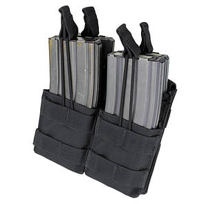 Підсумок подвійний для AR магазинів карабіну молле Condor Double Stacker M4 Mag Pouch MA43 Чорний