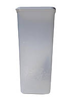 Контейнер пластиковый с крышкой для сыпучих продуктов "Спагетти" 2.8л прозрачный 115*115*270мм