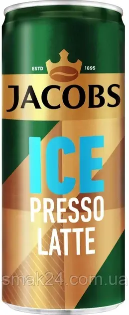 Холодна кава з молоком Jacobs IcePresso Latte 250мл Нідерланди