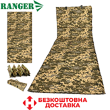 Каремат тактичний гармошка складаний каремат армійський з ручкою для перенесення каремат польовий Ranger піксель