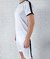 Футбольна форма X2 Start II (футболка+шорти), розмір L (білий/чорний) X2004W/BK-L