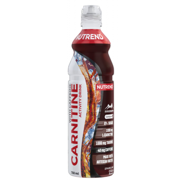 Напій Nutrendз карнітіном CARNITINE ACTIVITY DRINK WITH CAFFEINE, 750 ml, cola