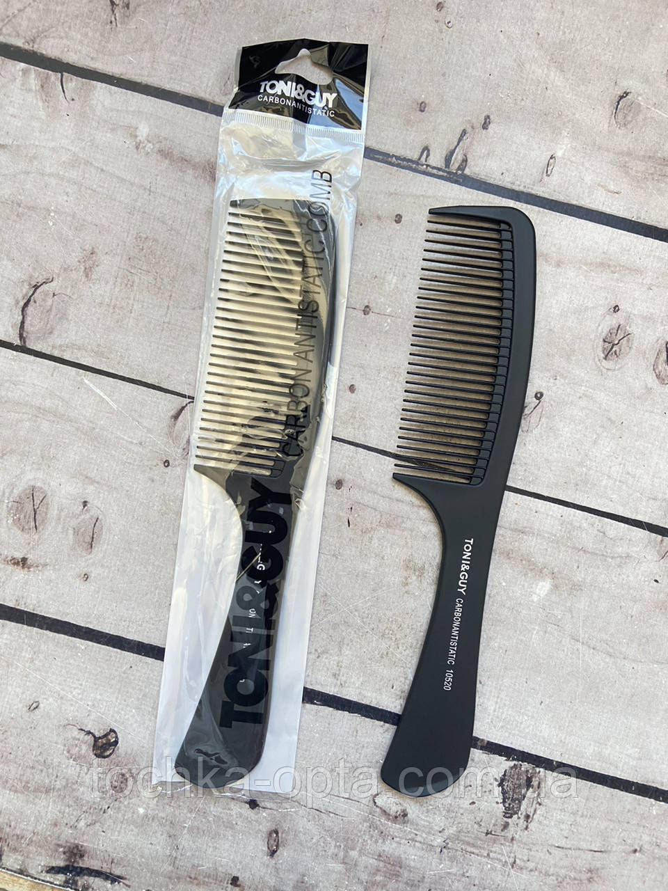 Гребінець TONI&GUY Carbon antistatic 10520