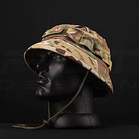 Панама тактична Сітка ріп-стоп з фіксаторм велкро Мультикам