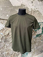 Тактична футболка/ футболка прямого крою/ військова футболка олива