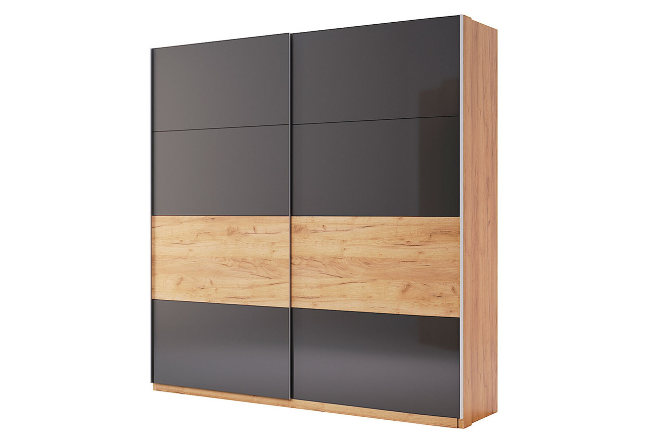 Шафа-купе "Рамона" 2,0м Дуб крафт/мат лава  MiroMark, фото 1