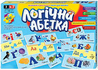 Дитячі розвивальні пазли Логічна абетка DT66Asp-U українською мовою