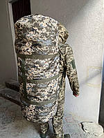 Сумка-баул армейский 160 - 170 л. пиксель, тактический баул, тактический баул-рюкзак пиксель
