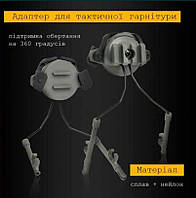 Кріплення для тактичних активних навушників на шолом fast адаптер олива