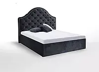 Кровать мягкая Милана 1,6 (светло-серый велюр) складская программа MiroMark