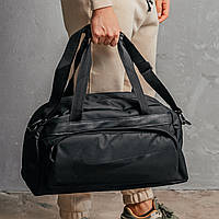 Спортивная сумка Nike / Найк черная вместительная для тренировок спорта дорожная цвет черный