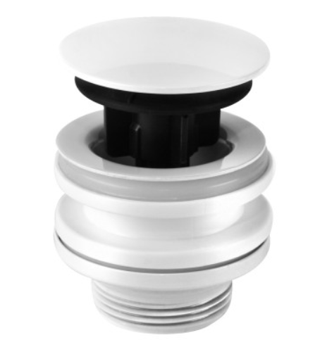 Корок-автомат для умивальника 5/4 " білий CWP60-CB-WH