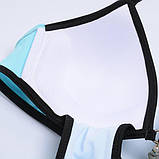 Суцільний жіночий купальник з якісного швидковисихаючого еластану S-2XL – елегантний дизайн, що підкреслює фігуру, фото 8