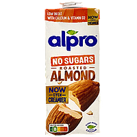 Молоко зі смаженого мигдалю (без цукру) Альпро Alpro roasted almond 1L 8шт/ящ (Код: 00-00016373)