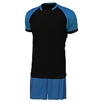 Волейбольна форма X2 (футболка+шорти), чорний/синій X2000BK/B-XL