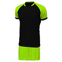 Волейбольна форма X2 (футболка+шорти), чорний/салатовий X2000BK/WG-XS