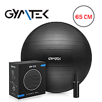Фітбол (м'яч для фітнесу) + насос Gymtek 65см black
