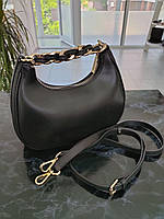 Женская сумка на плечо кожа кросс-боди с ручкой цепочкой от бренда Polina&Eiterou.