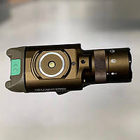 Фонарь на оружие Olight Baldr Pro R Desert Tan, Picatinny/Glock, лазерный целеуказатель, тактический фонарь