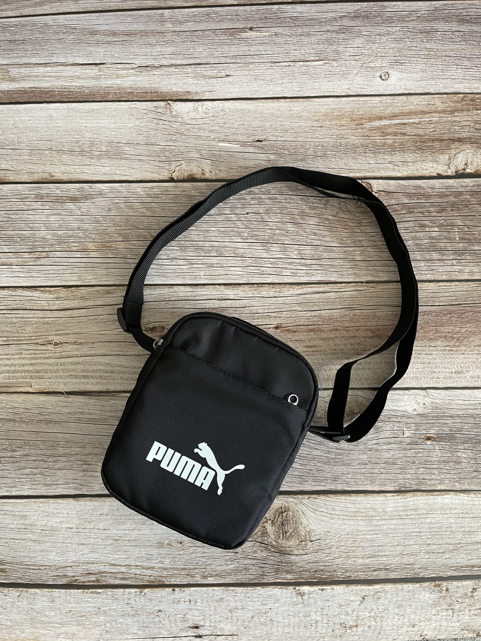 Маленька сумка пума Puma з тканини чорна, фото 1