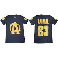 Animal Jersey T-Shirt Black S size
