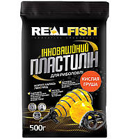 Рыболовный пластилин REAL FISH Кислая груша 0,5 кг