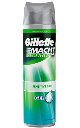 Гель Gillette "Mach3" для гоління 200 мл Sensitive