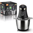 Подрібнювач із металевою чашею 3л, 1000Вт RAF R 7035 / Електричний блендер подрібнювач, фото 10